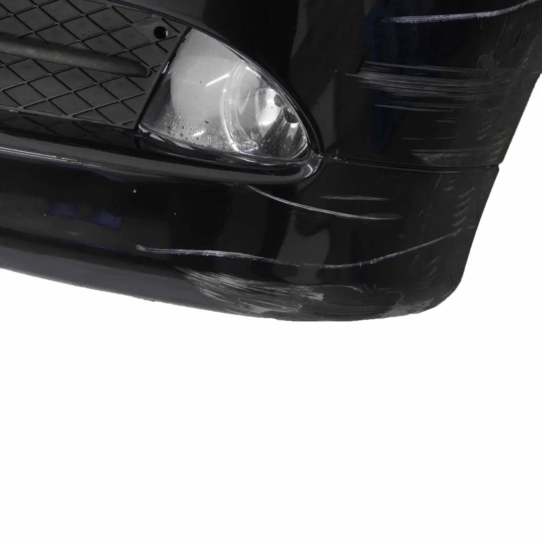 BMW E90 E91 Front Bumper Trim Panel Complete Black Sapphire Metallic - 475 - SKU 0033169-BS - Part number 0033169