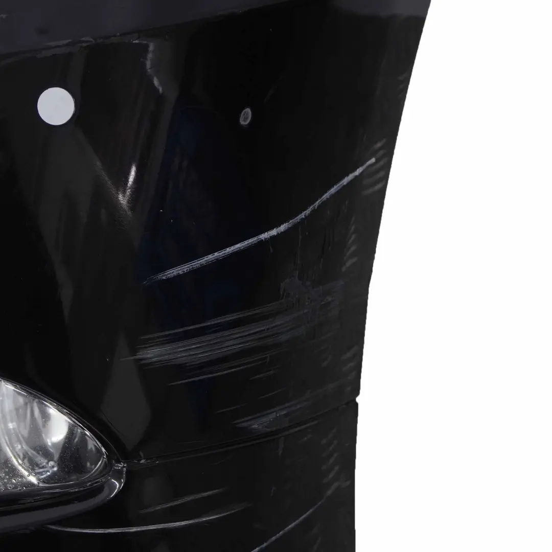 BMW E90 E91 Front Bumper Trim Panel Complete Black Sapphire Metallic - 475 - SKU 0033169-BS - Part number 0033169