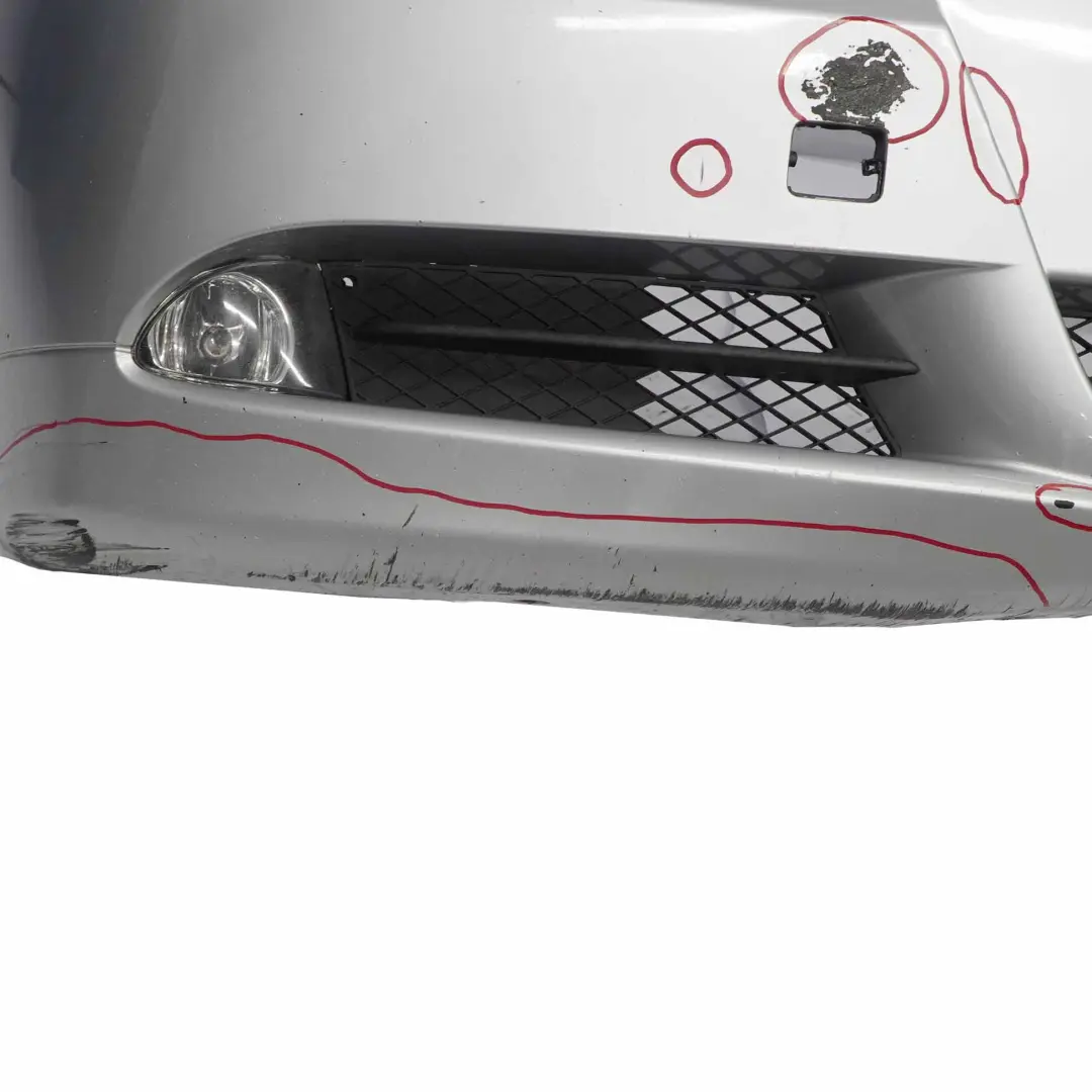 BMW E90 E91 Front Bumper Trim Panel Complete Titan Silver Metallic - 354 - SKU 0033169-TS1 - Part number 0033169