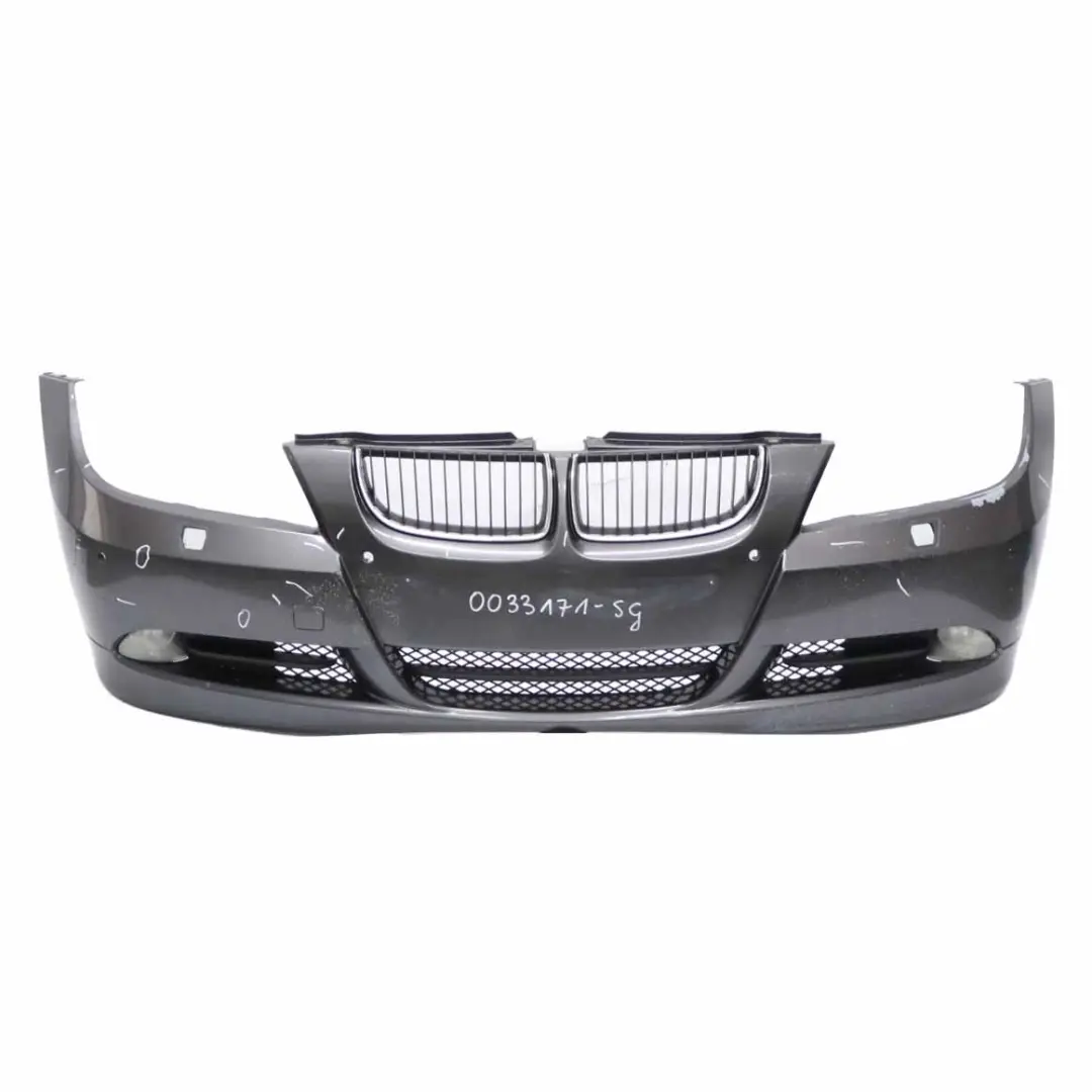 BMW E90 E91 Front Bumper Trim Panel PDC Sparkling Graphite Metallic - A22 - SKU 0033171-SG - Part number 0033169