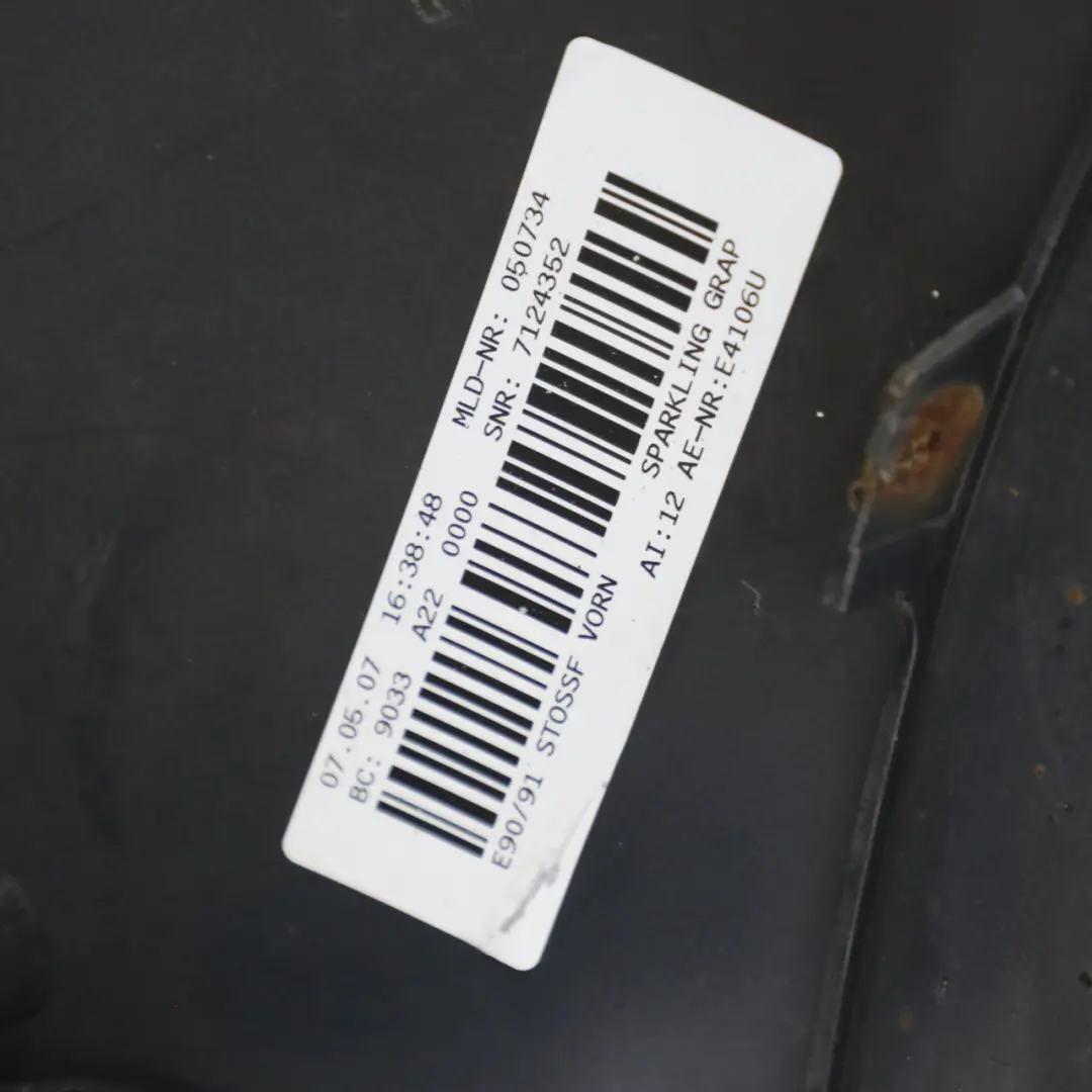 BMW E90 Zderzak Przedni Sparkling Graphite - A22 - SKU 0033171-SG - Numer Części 0033169