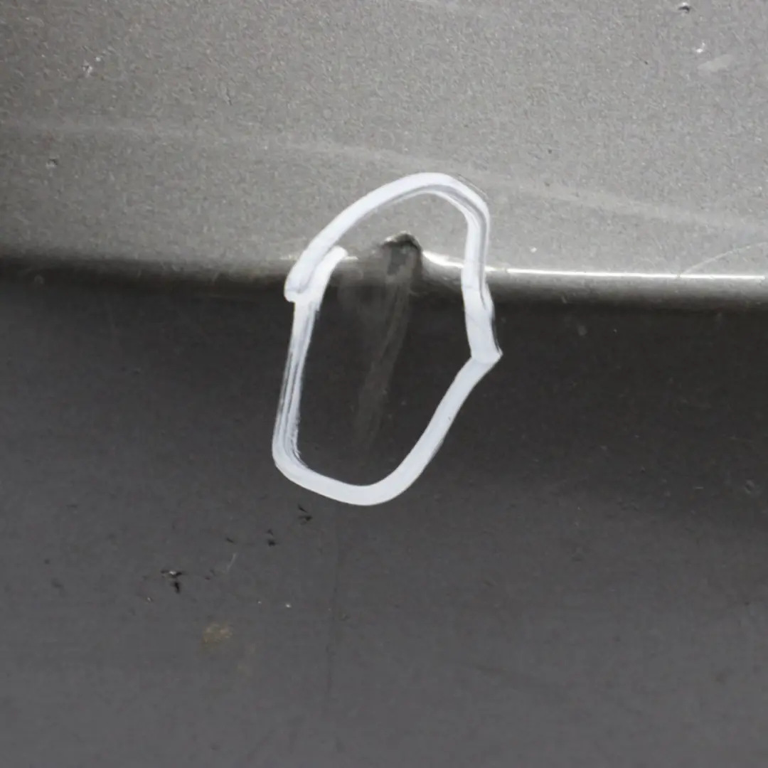 BMW E90 E91 Front Bumper Trim Panel PDC Sparkling Graphite Metallic - A22 - SKU 0033171-SG - Part number 0033169