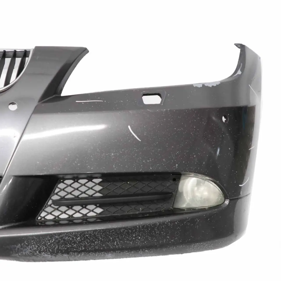 BMW E90 E91 Front Bumper Trim Panel PDC Sparkling Graphite Metallic - A22 - SKU 0033171-SG - Part number 0033169