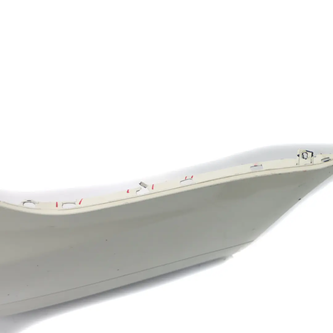 Bumper Trim Panel PDC Alpinweiss Alpine White - 300 to BMW E90 Rear with Part number 0033194 BMW E90 Rear Bumper Trim Panel PDC Alpinweiss Alpine White - 300 - SKU 0033194-AW - Part number 0033194