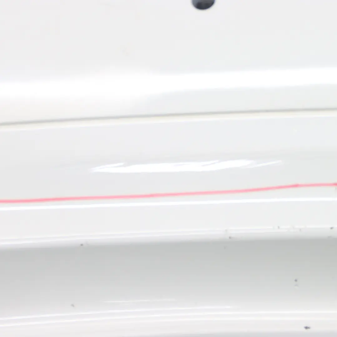 Bumper Trim Panel PDC Alpinweiss Alpine White - 300 to BMW E90 Rear with Part number 0033194 BMW E90 Rear Bumper Trim Panel PDC Alpinweiss Alpine White - 300 - SKU 0033194-AW - Part number 0033194