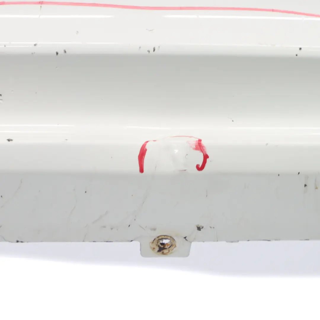 Bumper Trim Panel PDC Alpinweiss Alpine White - 300 to BMW E90 Rear with Part number 0033194 BMW E90 Rear Bumper Trim Panel PDC Alpinweiss Alpine White - 300 - SKU 0033194-AW - Part number 0033194