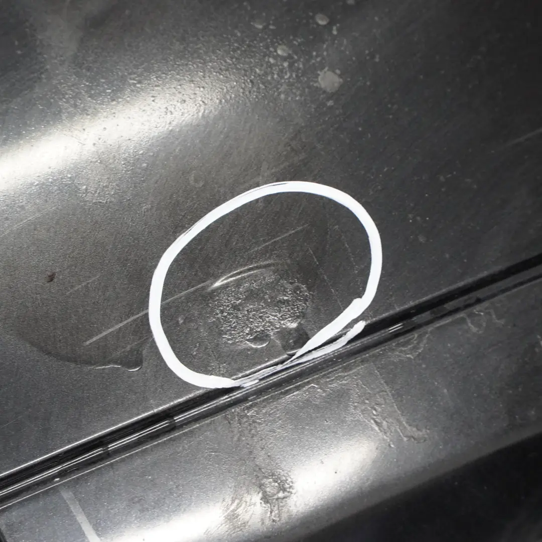 BMW E90 Saloon Rear Bumper PDC Holes Black Sapphire Metallic - 475 - SKU 0033194-BS1 - Part number 0033194