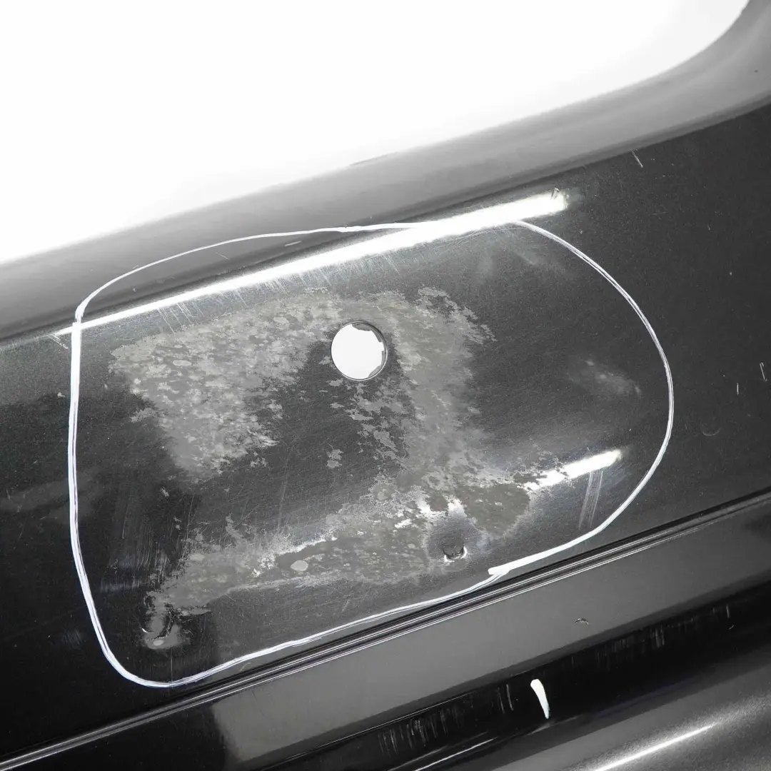 BMW E90 Saloon Rear Bumper PDC Black Sapphire Metallic - 475 - SKU 0033194-BS - Part number 0033194