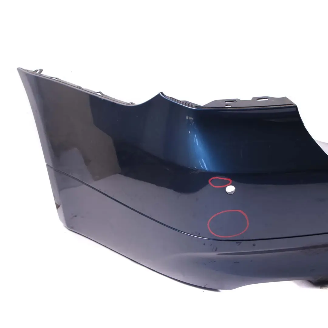 BMW 3 E90 3 Saloon Rear Bumper PDC Mysticblau Mystic Blue Metallic - A07 - SKU 0033194-MYS3 - Part number 0033194