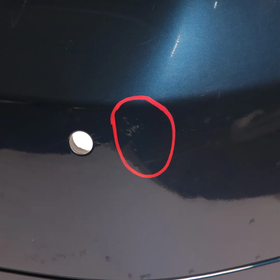 BMW 3 E90 3 Saloon Rear Bumper PDC Mysticblau Mystic Blue Metallic - A07 - SKU 0033194-MYS3 - Part number 0033194