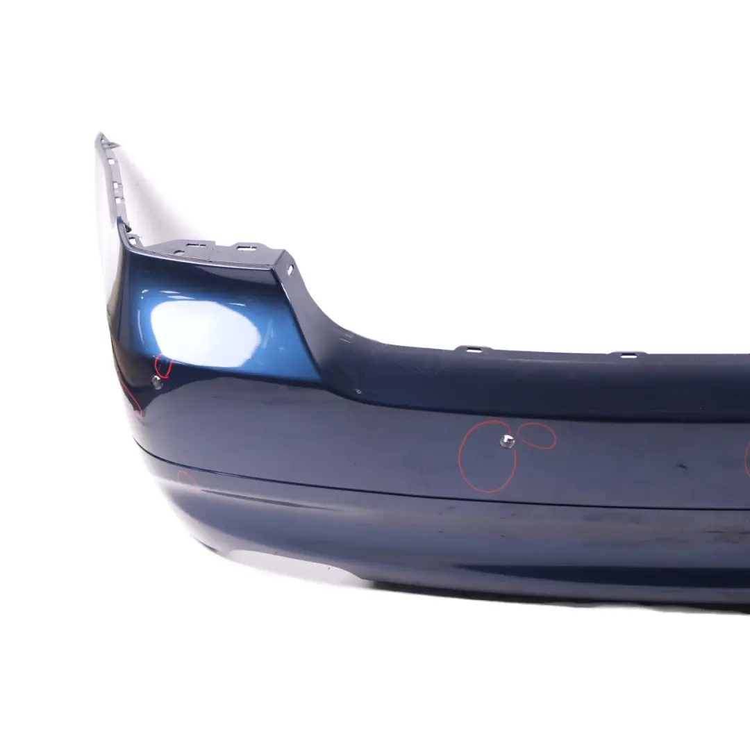 BMW 3 E90 Saloon Rear Bumper PDC Mysticblau Mystic Blue Metallic - A07 - SKU 0033194-MYS4 - Part number 0033194