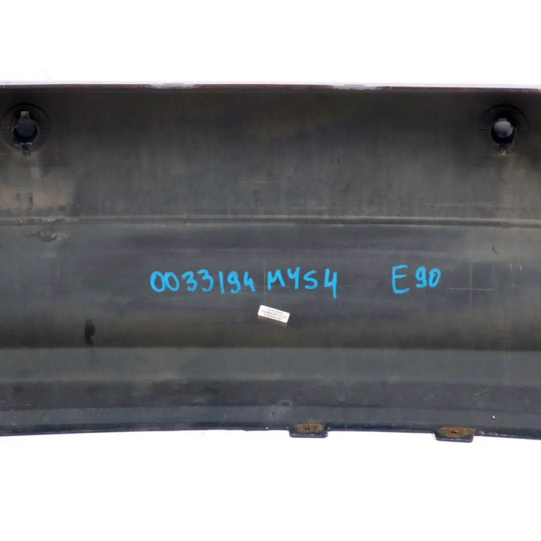 BMW 3 E90 Saloon Rear Bumper PDC Mysticblau Mystic Blue Metallic - A07 - SKU 0033194-MYS4 - Part number 0033194