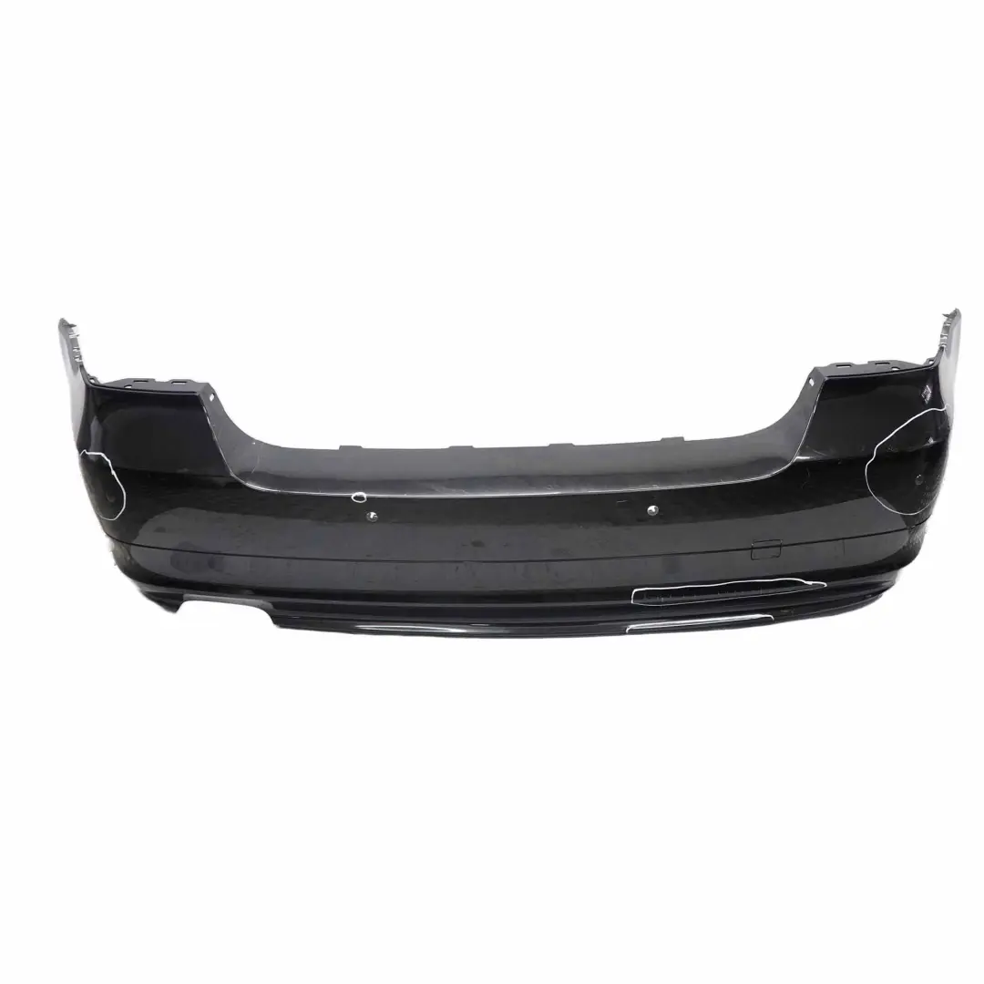 BMW E90 Zderzak Tylny Tył Schwarz 2 - 668 - SKU 0033194-SCH1 - Numer Części 0033194