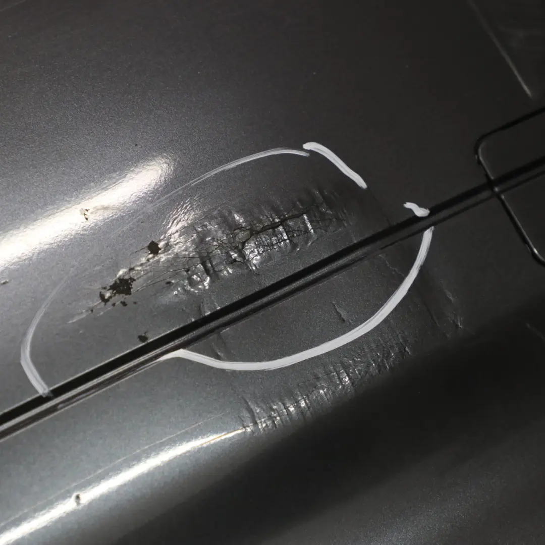 Bumper Panel PDC Sparkling Graphite Metallic - A22 to BMW E90 Rear with Part number 0033194 BMW E90 Rear Bumper Panel PDC Sparkling Graphite Metallic - A22 - SKU 0033194-SG4 - Part number 0033194