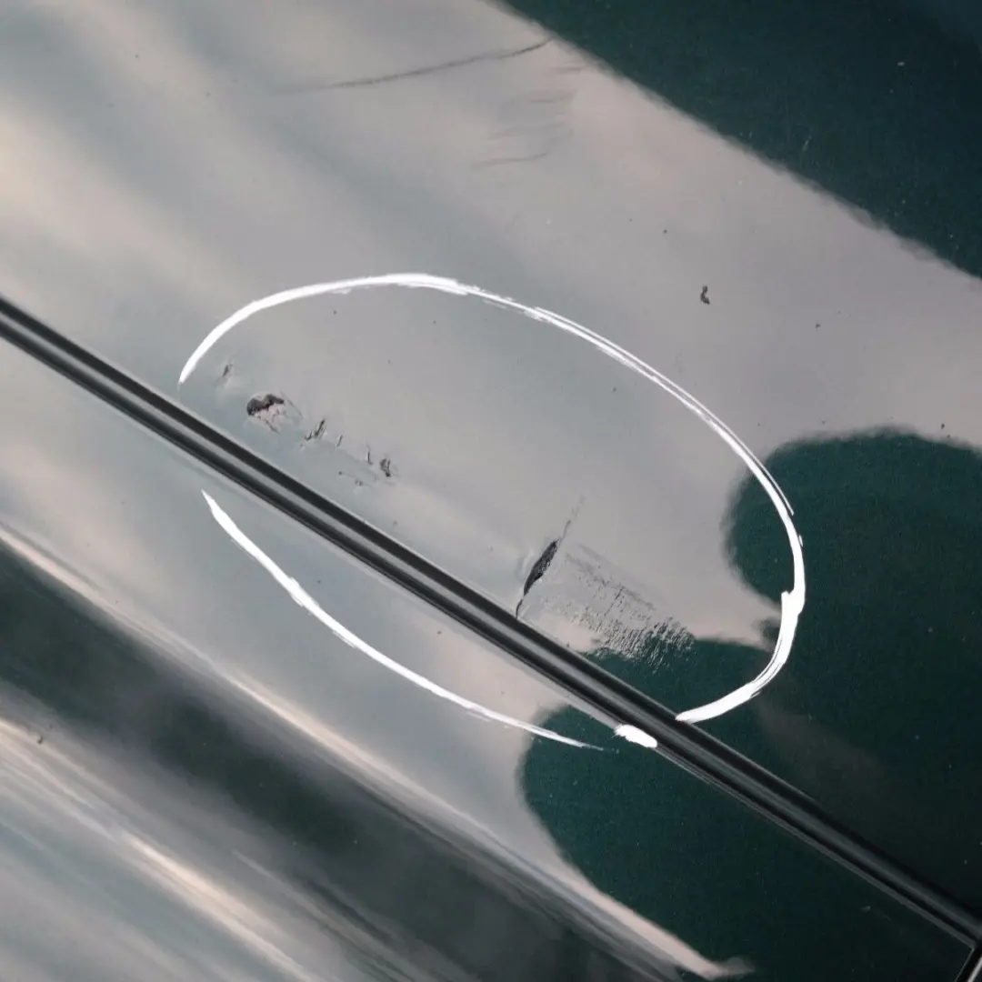 Bumper PDC Tiefgruen Green Metallic - A43 to BMW 3 SERIES E90 Rear with Part number 51120033194 BMW 3 SERIES E90 Rear Bumper PDC Tiefgruen Green Metallic - A43 - SKU 0033194-TG - Part number 51120033194