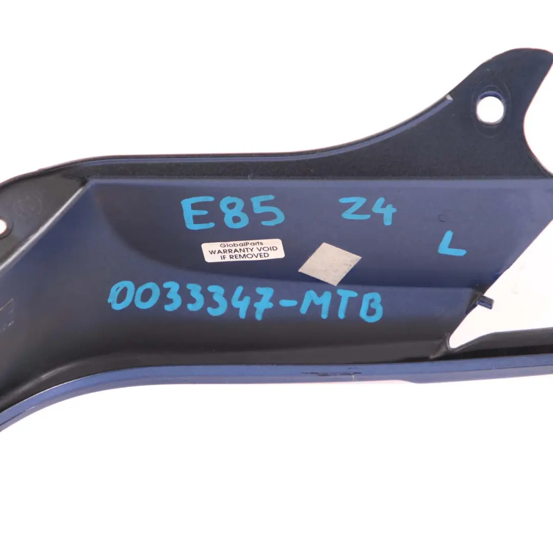 Frame Cover Light Rear Left N/S Montegoblau Montego Blue A51 to BMW Z4 E85 with Part number 0033347 BMW Z4 E85 Frame Cover Light Rear Left N/S Montegoblau Montego Blue A51 - SKU 0033347-MTB - Part number 0033347