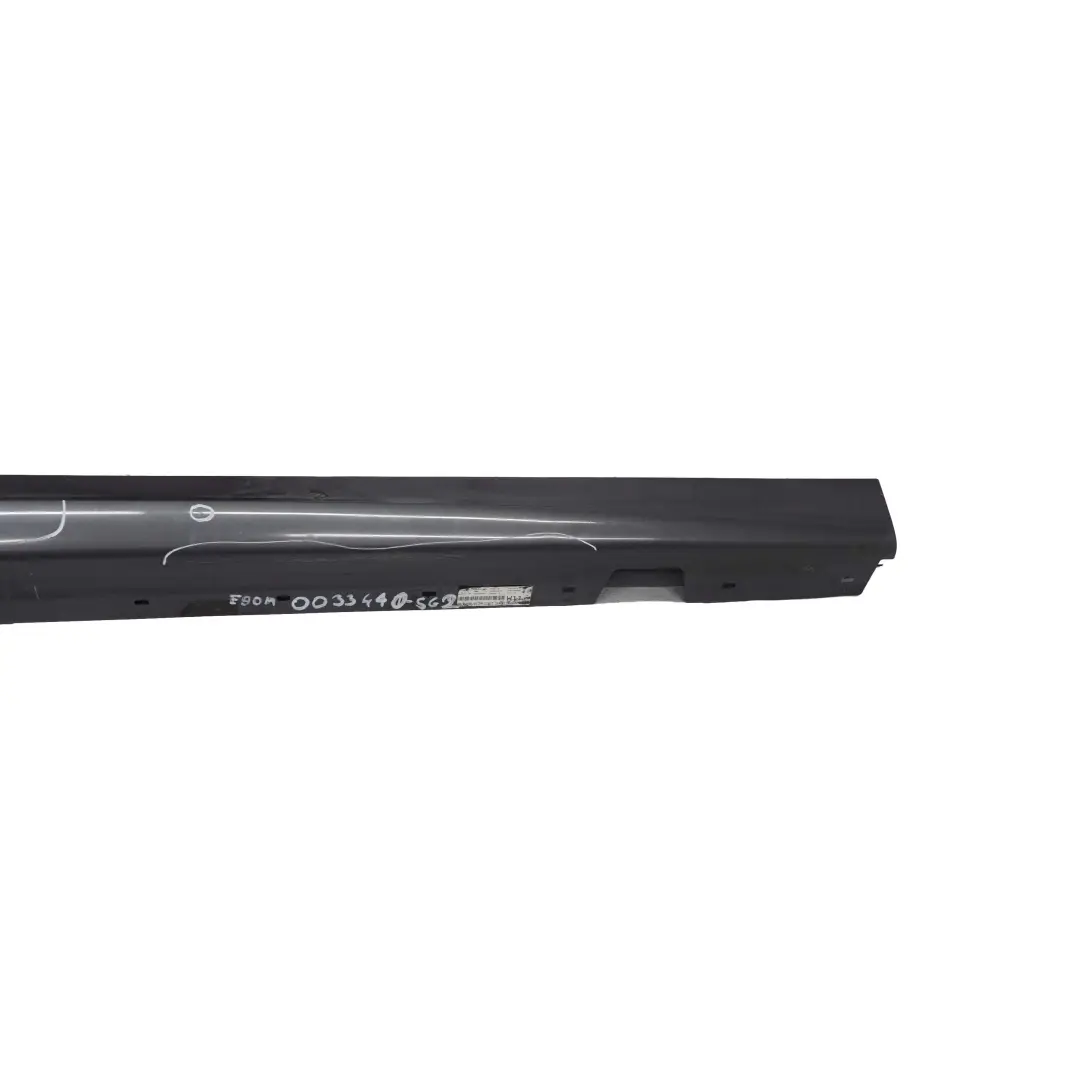 Listello Portiera Apertura Gonna Destra Grafite Brillante per BMW E90 M Sport con numero di parte 0033440 BMW E90 M Sport Listello Portiera Apertura Gonna Destra Grafite Brillante - SKU 0033440-SG2 - Numero di parte 0033440