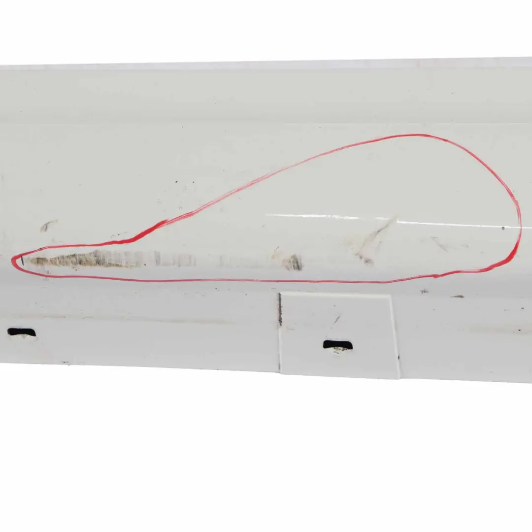 Side Skirt M Sport Sill Strip Left N/S Alpinweiss Alpine White - 300 to BMW E90 E91 with Part number 0033441 BMW E90 E91 Side Skirt M Sport Sill Strip Left N/S Alpinweiss Alpine White - 300 - SKU 0033441-AW1 - Part number 0033441