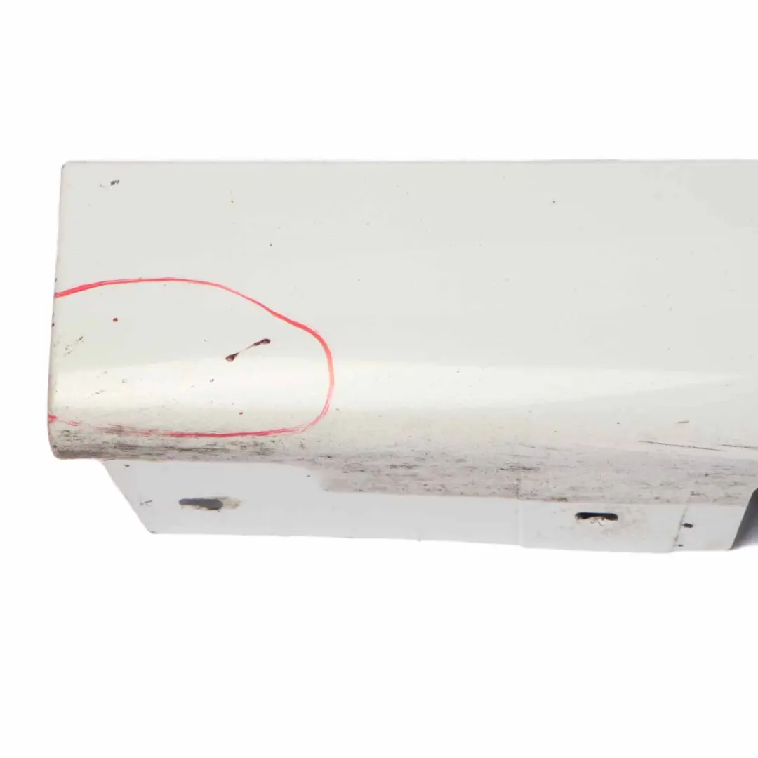 BMW E90 E91 Side Skirt M Sport Sill Strip Left N/S Alpinweiss Alpine White - 300 - SKU 0033441-AW1 - Part number 0033441