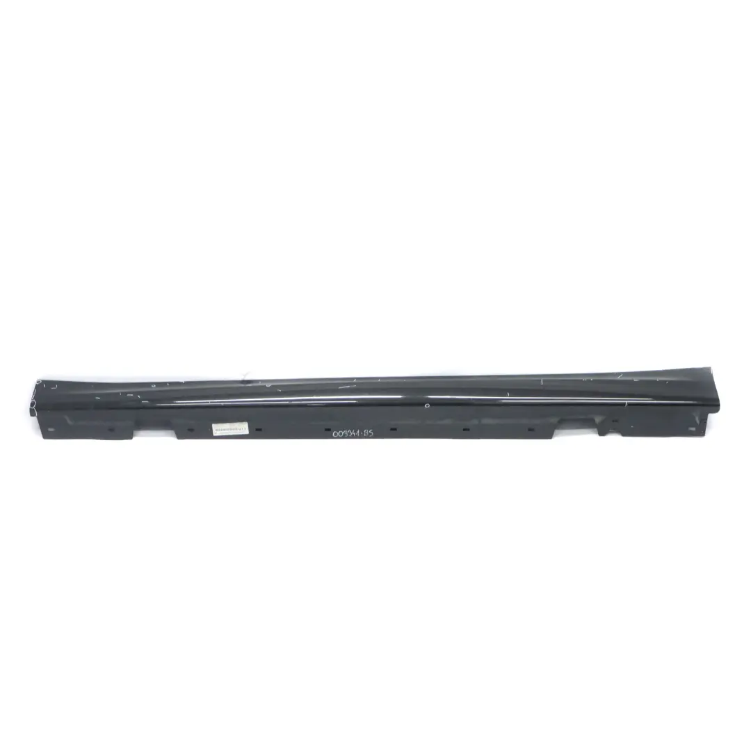 BMW E90 E91 Faldón lateral M Sport Sill Strip Izquierdo Negro Zafiro Metálico - SKU 0033441-BS - Número de pieza 0033441