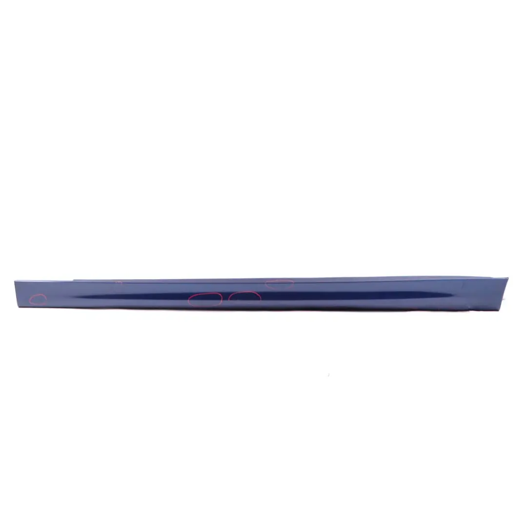 BMW 3 E90 E91 8 M Sport Sill Strip Side Skirt Left N/S Le Mans Blue - 381 - SKU 0033441-LMB8 - Part number 0033441