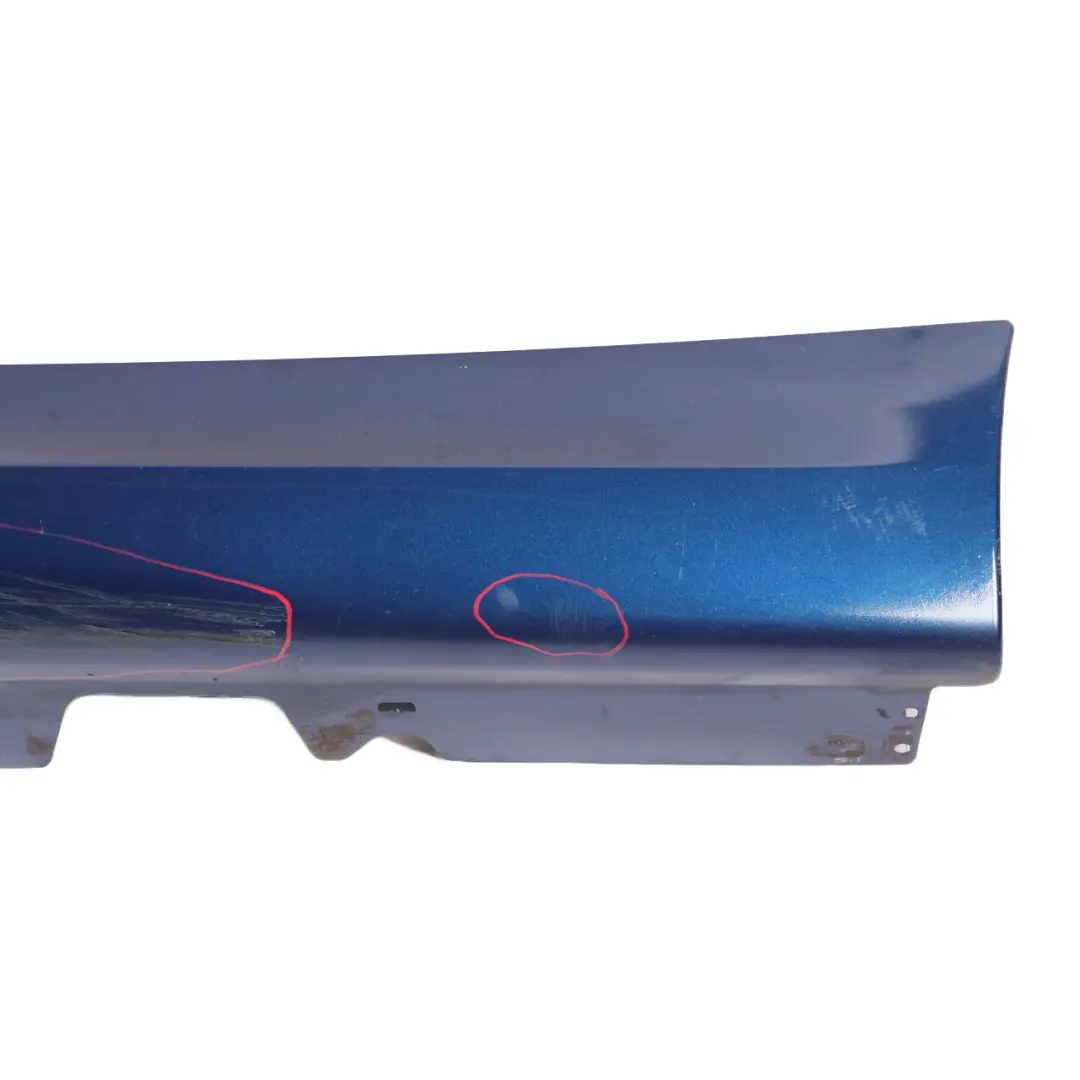 BMW 3 E90 E91 8 M Sport Sill Strip Side Skirt Left N/S Le Mans Blue - 381 - SKU 0033441-LMB8 - Part number 0033441
