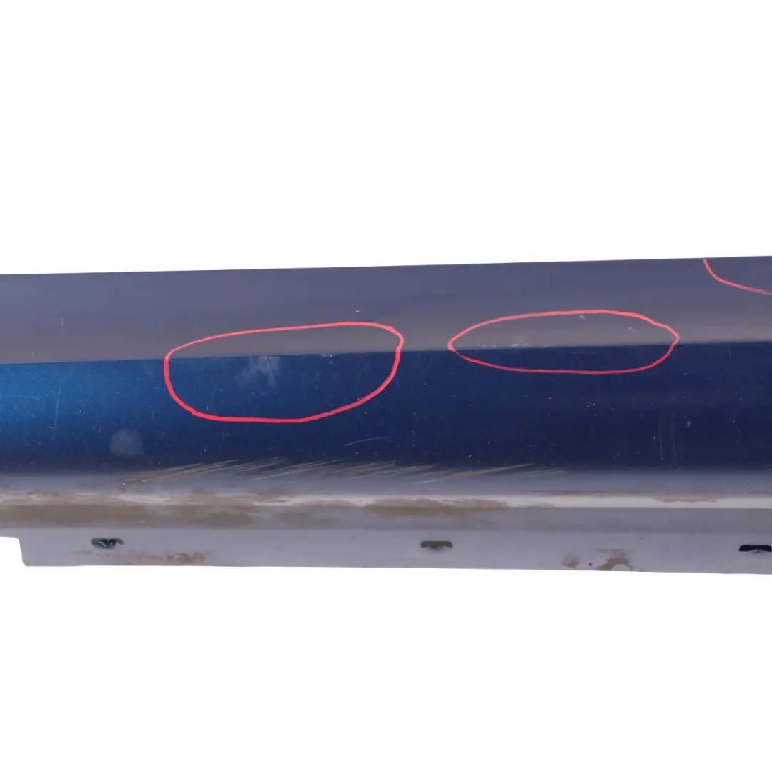 BMW 3 E90 E91 8 M Sport Sill Strip Side Skirt Left N/S Le Mans Blue - 381 - SKU 0033441-LMB8 - Part number 0033441