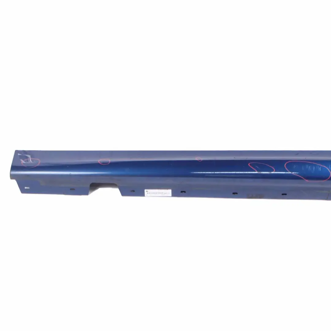 Sill Strip Side Skirt Left N/S Le Mans Blau Blue - 381 to BMW E90 E91 M Sport with Part number 0033441 BMW E90 E91 M Sport Sill Strip Side Skirt Left N/S Le Mans Blau Blue - 381 - SKU 0033441-LMB - Part number 0033441