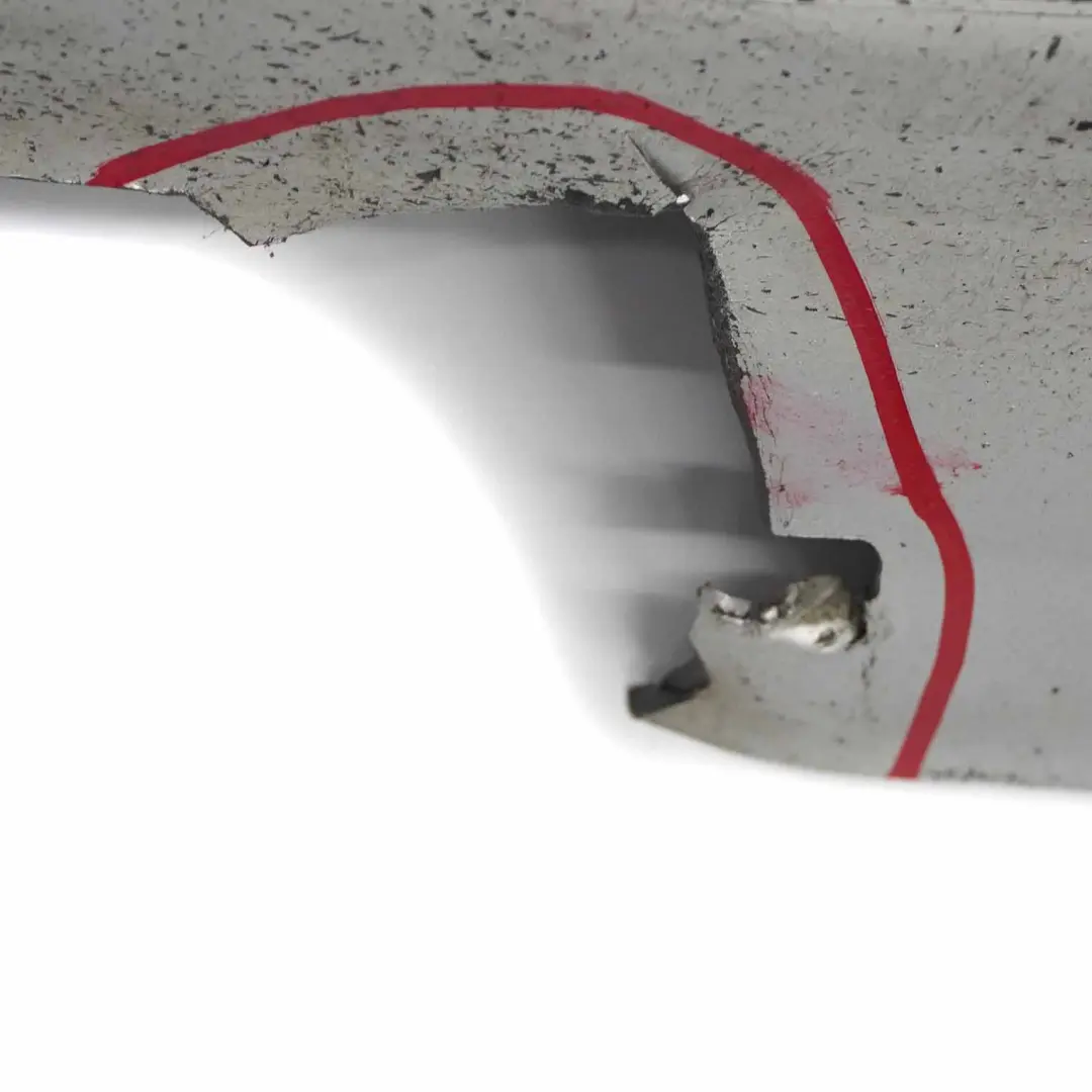 BMW E90 E91 M Sport Listello Portiera Gonna SX Argento-Titanio Metallizzato - SKU 0033441-TS3 - Numero di parte 0033441