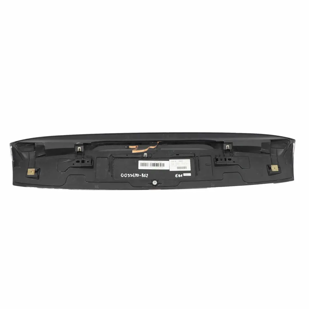 BMW E91 Boot Trunk Lid Rear Spoiler Black Sapphire Metallic - 475 - SKU 0033470-BS2 - Número de pieza 0033470