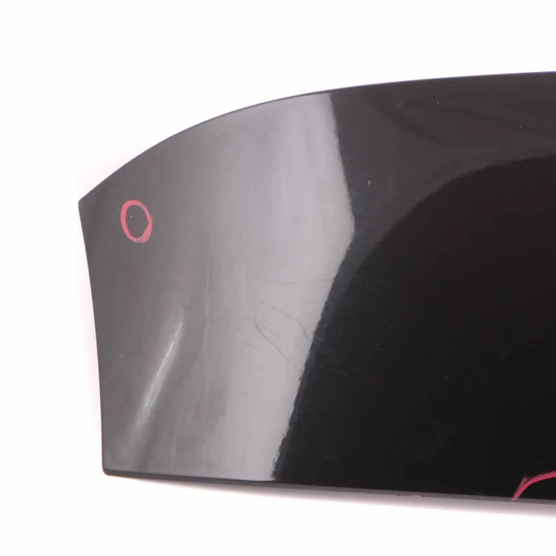 BMW E91 Boot Trunk Lid Rear Trim Panel Spoiler Black Sapphire Metallic - 475 - SKU 0033470-BS3 - Part number 33470