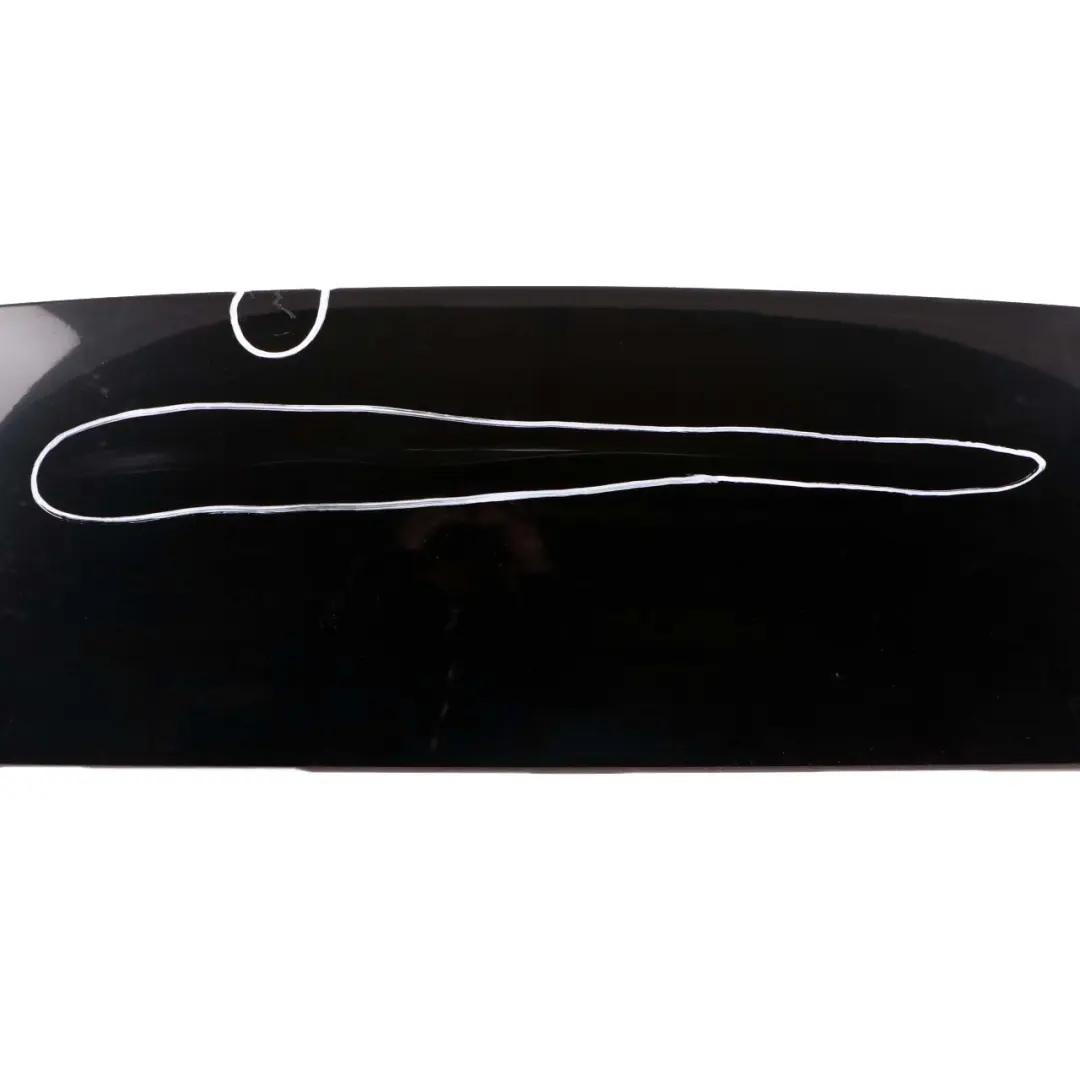 BMW E91 Touring Spoiler Posteriore Portellone Black Sapphire Nero - 475 - SKU 0033470-BS4 - Numero di parte 0033470