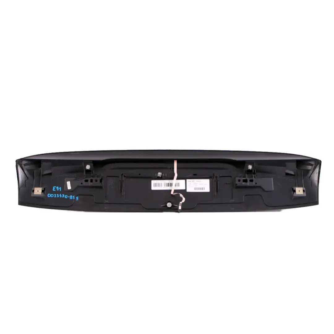 BMW 3 Series E91 Touring Trunk Lid Spoiler Rear Black Sapphire Metallic - 475 - SKU 0033470-BS5 - Part number 0033470