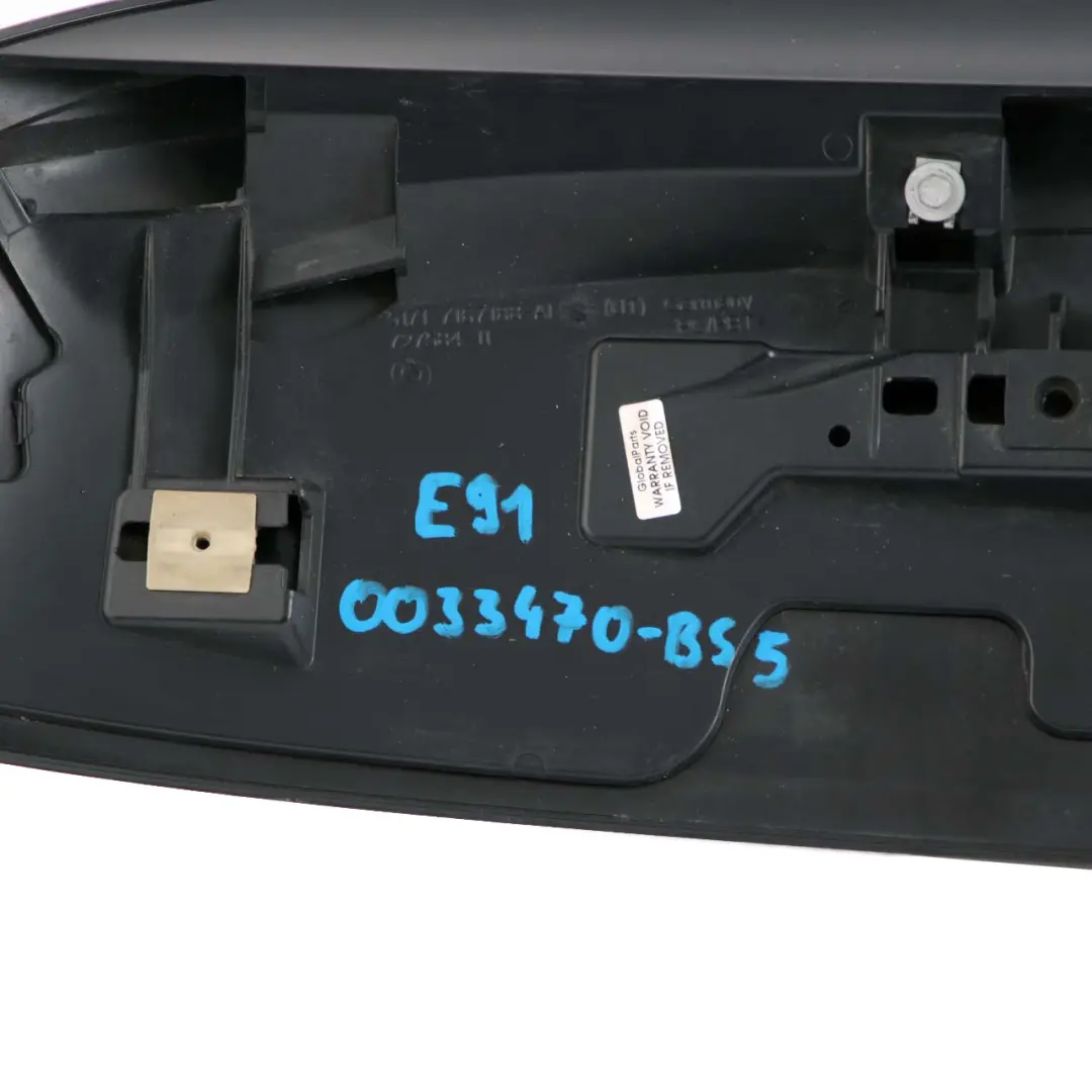 BMW 3 Series E91 Touring Trunk Lid Spoiler Rear Black Sapphire Metallic - 475 - SKU 0033470-BS5 - Part number 0033470