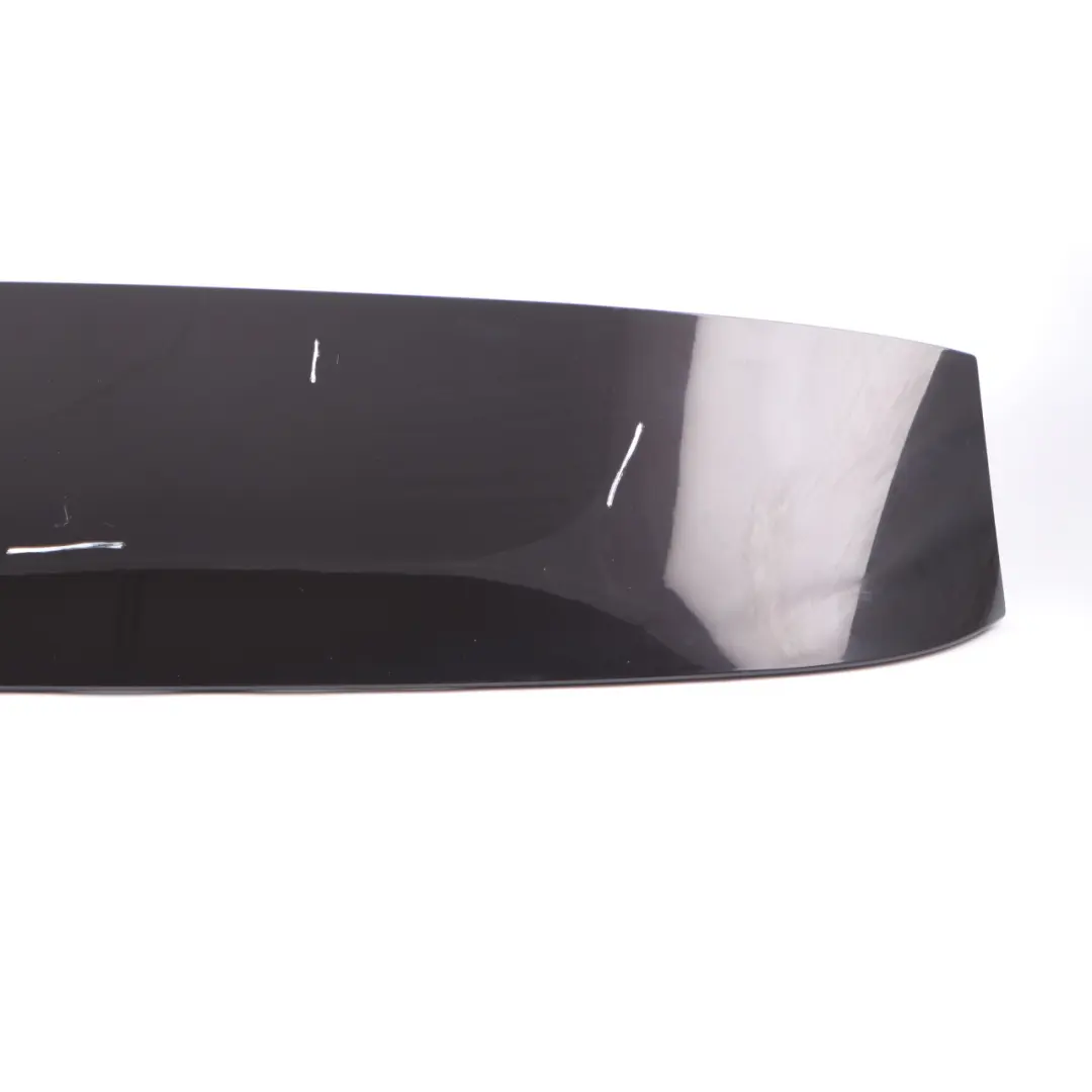BMW E91 Trunk Lid Tailgate Rear Spoiler Panel Trim Ruby Black Metallic S23 / X03 - SKU 0033470-RUB - Part number 0033470