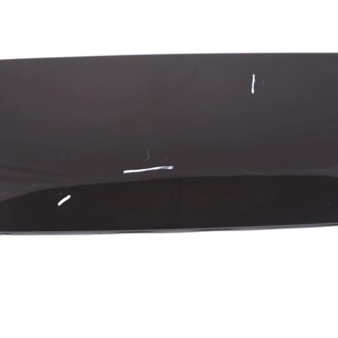 BMW E91 Trunk Lid Tailgate Rear Spoiler Panel Trim Ruby Black Metallic S23 / X03 - SKU 0033470-RUB - Part number 0033470