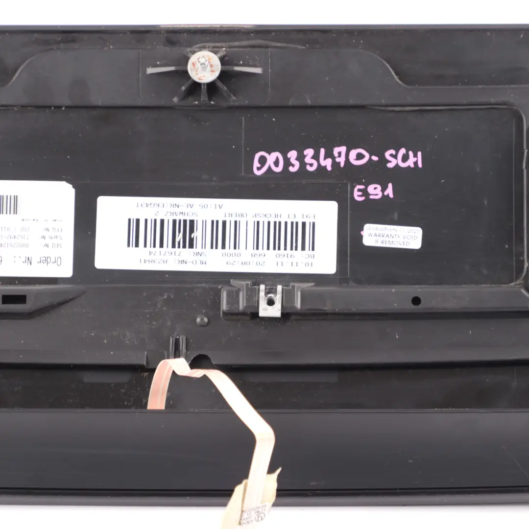 Heckspoiler Spoiler Heckklappe Schwarz 2 - 668 für BMW 3 er E91 E91N LCi mit Teilenummer 0033470 BMW 3 er E91 E91N LCi Heckspoiler Spoiler Heckklappe Schwarz 2 - 668 - SKU 0033470-SCH - Teilenummer 0033470