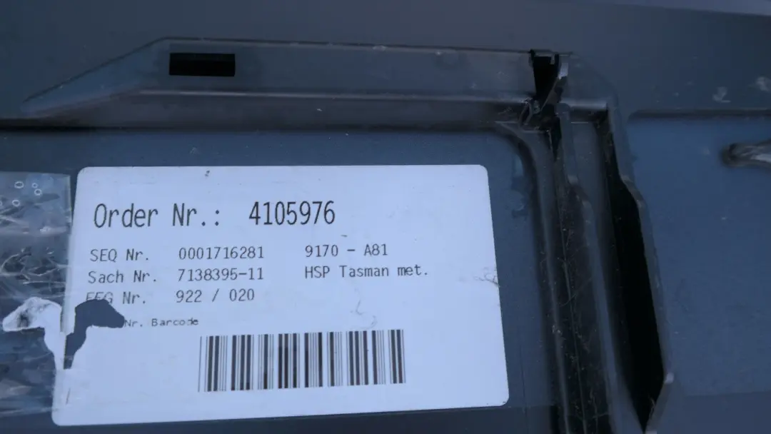 Spoiler Aileron Hayon Tasman Vert Metallique - A81 pour BMW 3 E91 E91N LCI à propos du numéro de pièce 0033470 BMW 3 E91 E91N LCI Spoiler Aileron Hayon Tasman Vert Metallique - A81 - SKU 0033470-TAS - Numéro de pièce 0033470