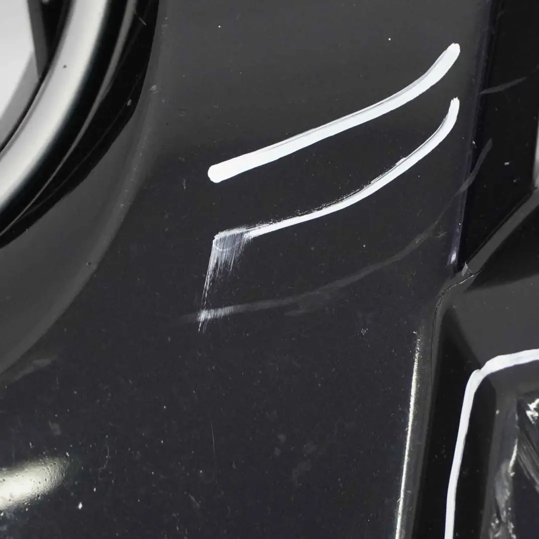 BMW E90 Front Bumper M Sport Complete Trim Panel Black Sapphire - 475 - SKU 0033536-BS1 - Part number 0033536
