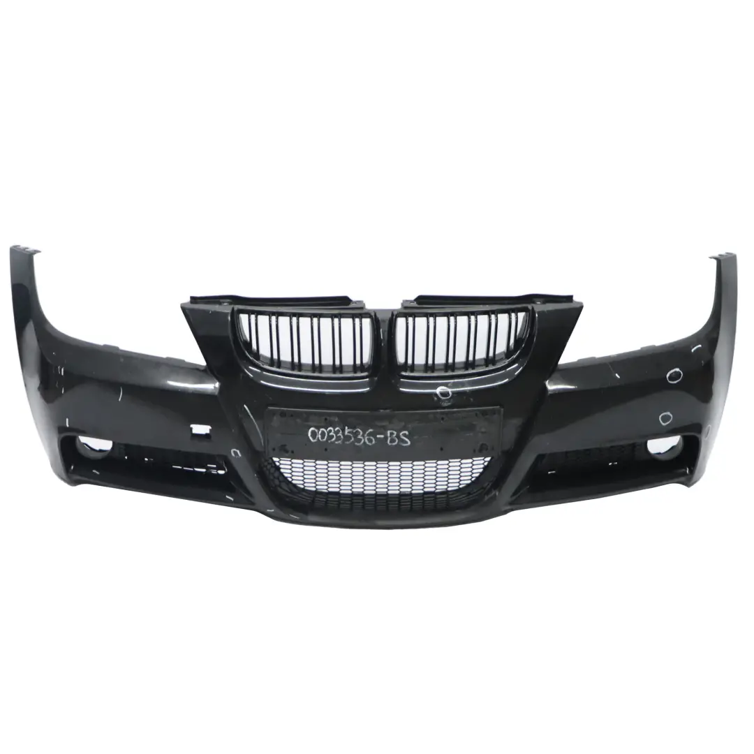 BMW E90 M Sport Complete Front Bumper Trim Panel Black Sapphire - 475 - SKU 0033536-BS - Part number 0033536