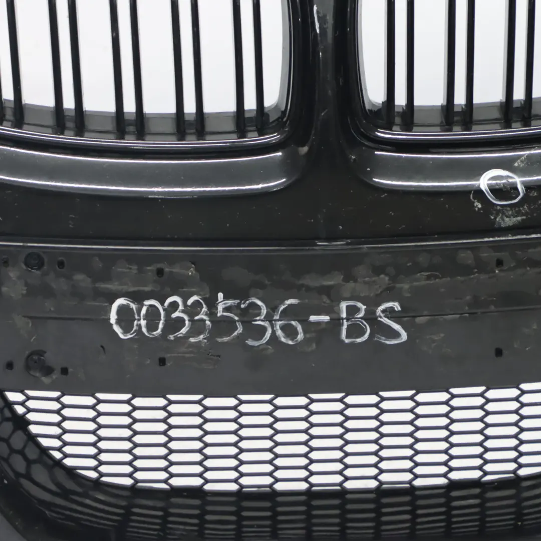 BMW E90 M Sport Complete Front Bumper Trim Panel Black Sapphire - 475 - SKU 0033536-BS - Part number 0033536