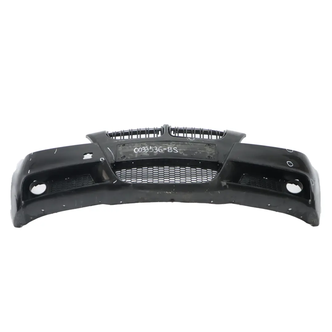 Complete Front Bumper Trim Panel Black Sapphire - 475 to BMW E90 M Sport with Part number 0033536 BMW E90 M Sport Complete Front Bumper Trim Panel Black Sapphire - 475 - SKU 0033536-BS - Part number 0033536