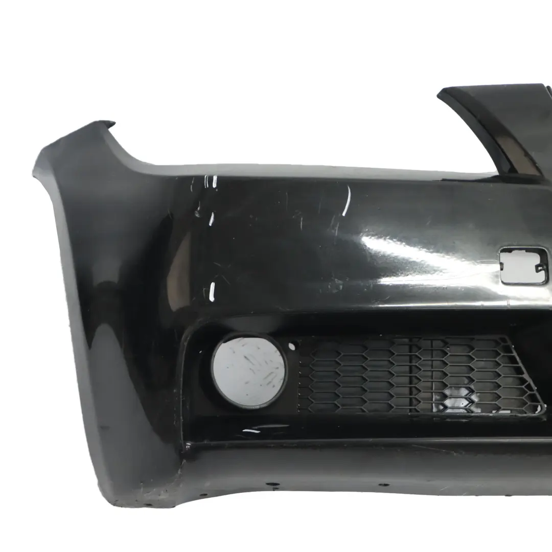 Complete Front Bumper Trim Panel Black Sapphire - 475 to BMW E90 M Sport with Part number 0033536 BMW E90 M Sport Complete Front Bumper Trim Panel Black Sapphire - 475 - SKU 0033536-BS - Part number 0033536