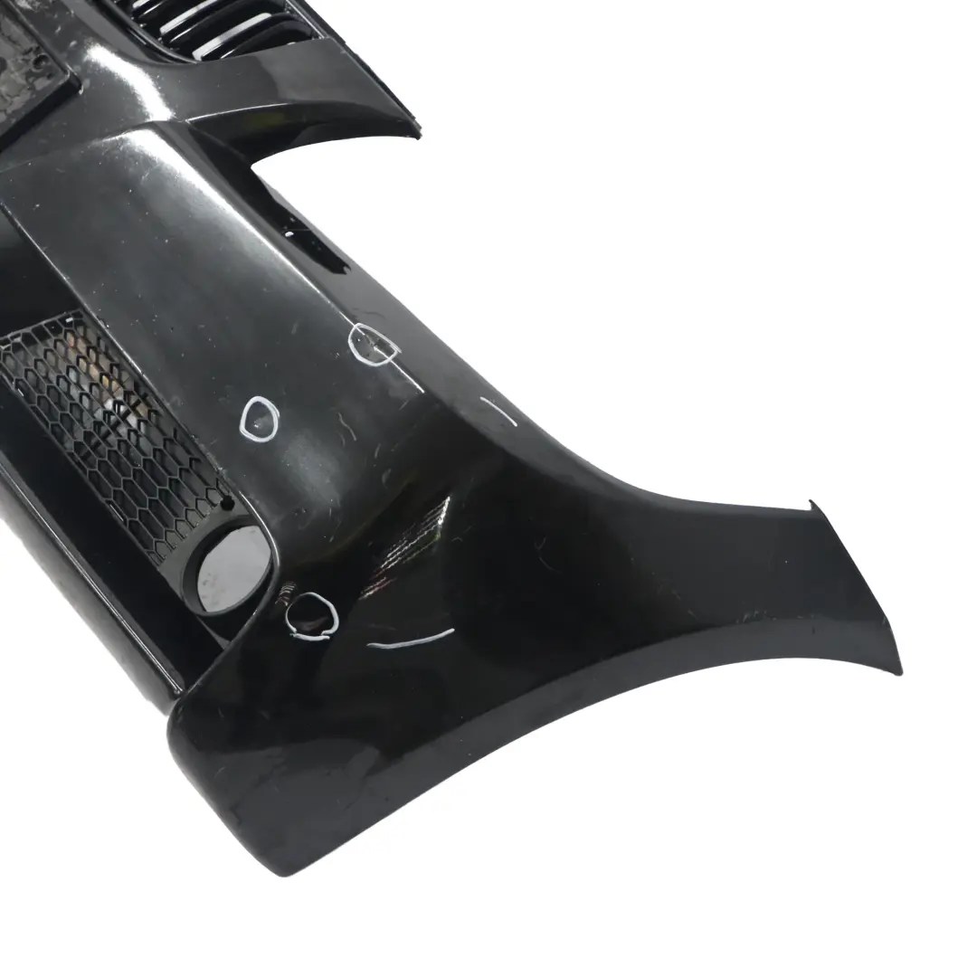 Complete Front Bumper Trim Panel Black Sapphire - 475 to BMW E90 M Sport with Part number 0033536 BMW E90 M Sport Complete Front Bumper Trim Panel Black Sapphire - 475 - SKU 0033536-BS - Part number 0033536