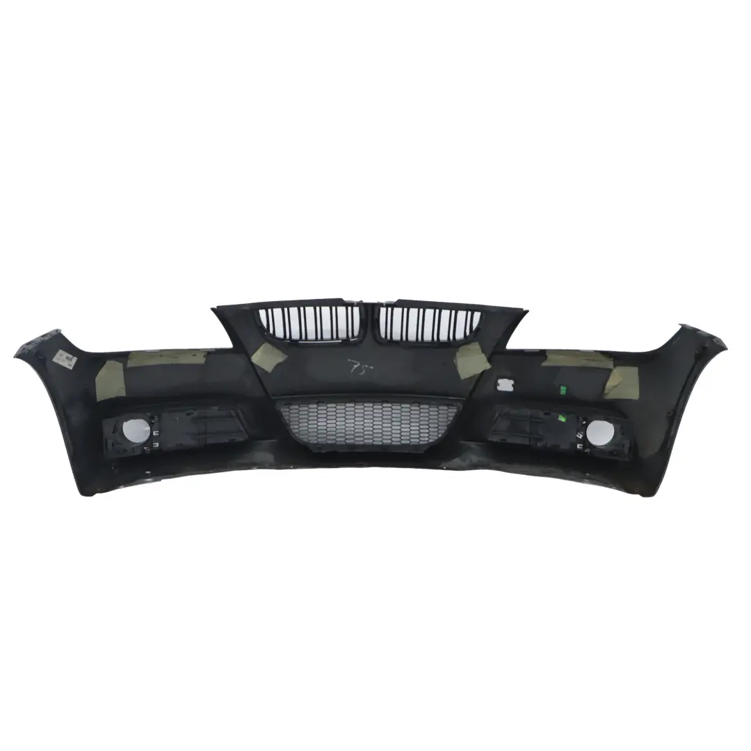 Complete Front Bumper Trim Panel Black Sapphire - 475 to BMW E90 M Sport with Part number 0033536 BMW E90 M Sport Complete Front Bumper Trim Panel Black Sapphire - 475 - SKU 0033536-BS - Part number 0033536