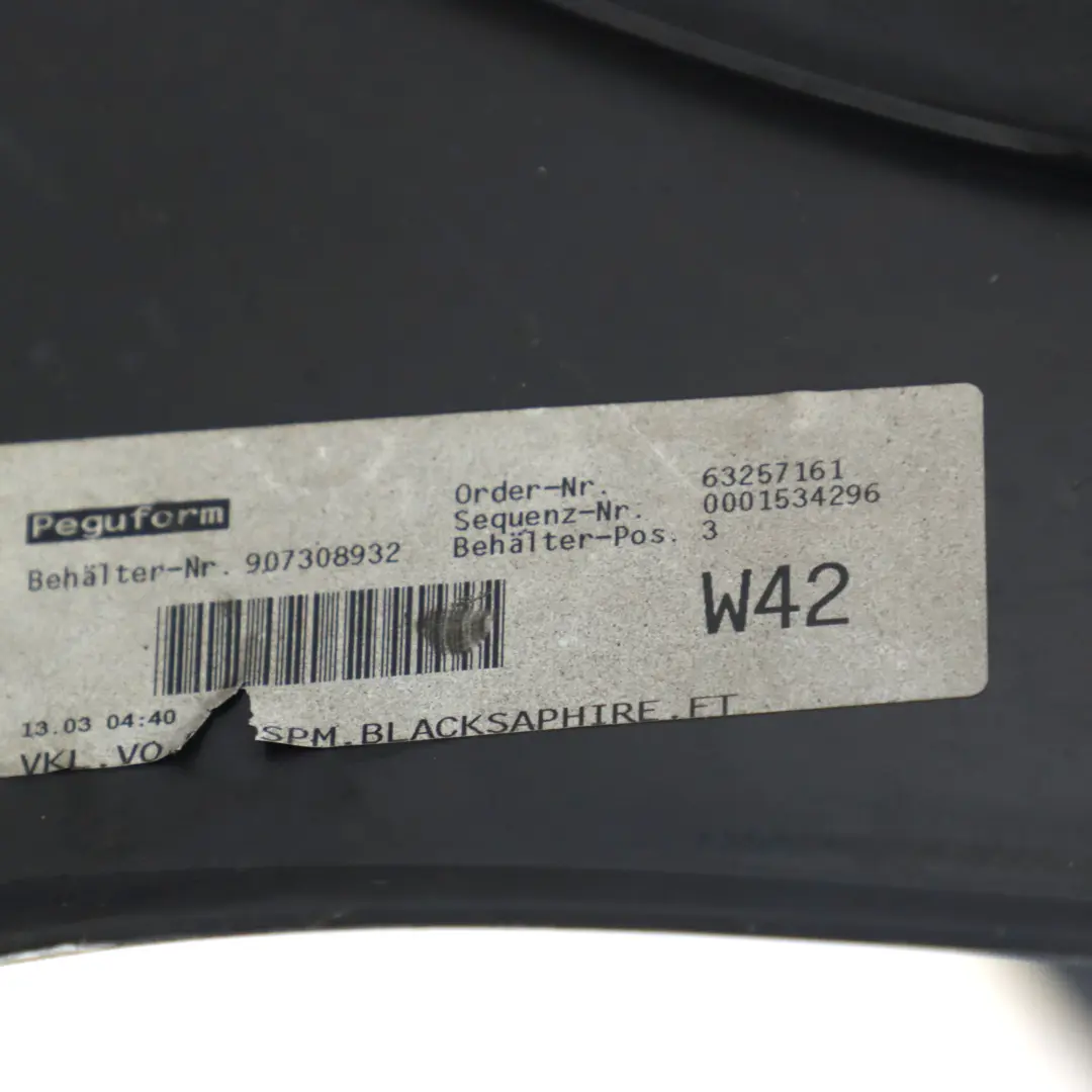BMW E90 M Sport Complete Front Bumper Trim Panel Black Sapphire - 475 - SKU 0033536-BS - Part number 0033536