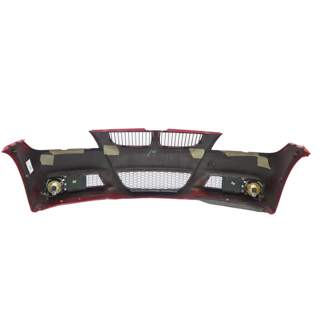 BMW 3 E90 E91 M Sport Complete Front Bumper Trim Panel Karmesinrot Red - A61 - SKU 0033536-KAR - Part number 0033536