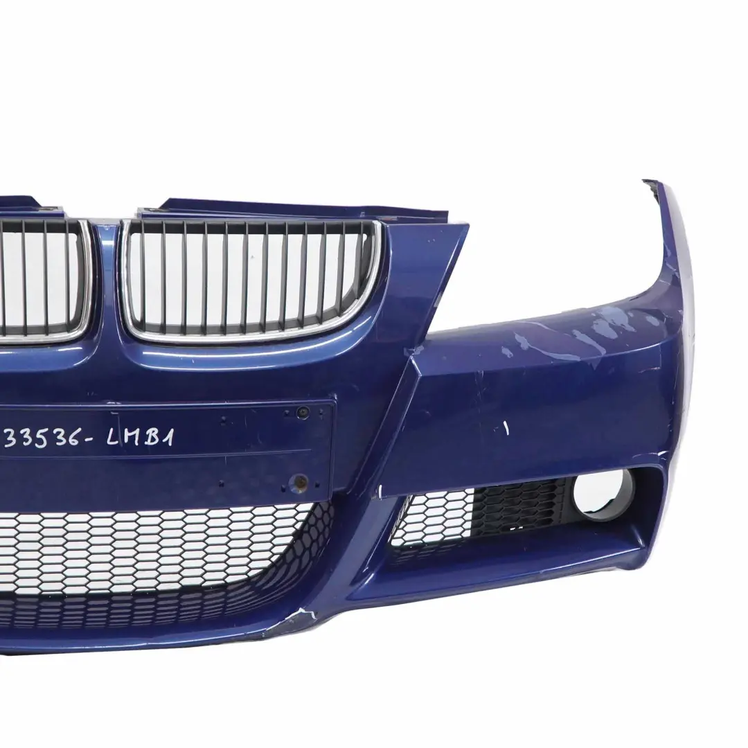 BMW E90 E91 Front Bumper M Sport Complete Trim Panel Le Mans Blue Metallic - 381 - SKU 0033536-LMB1 - Part number 0033536