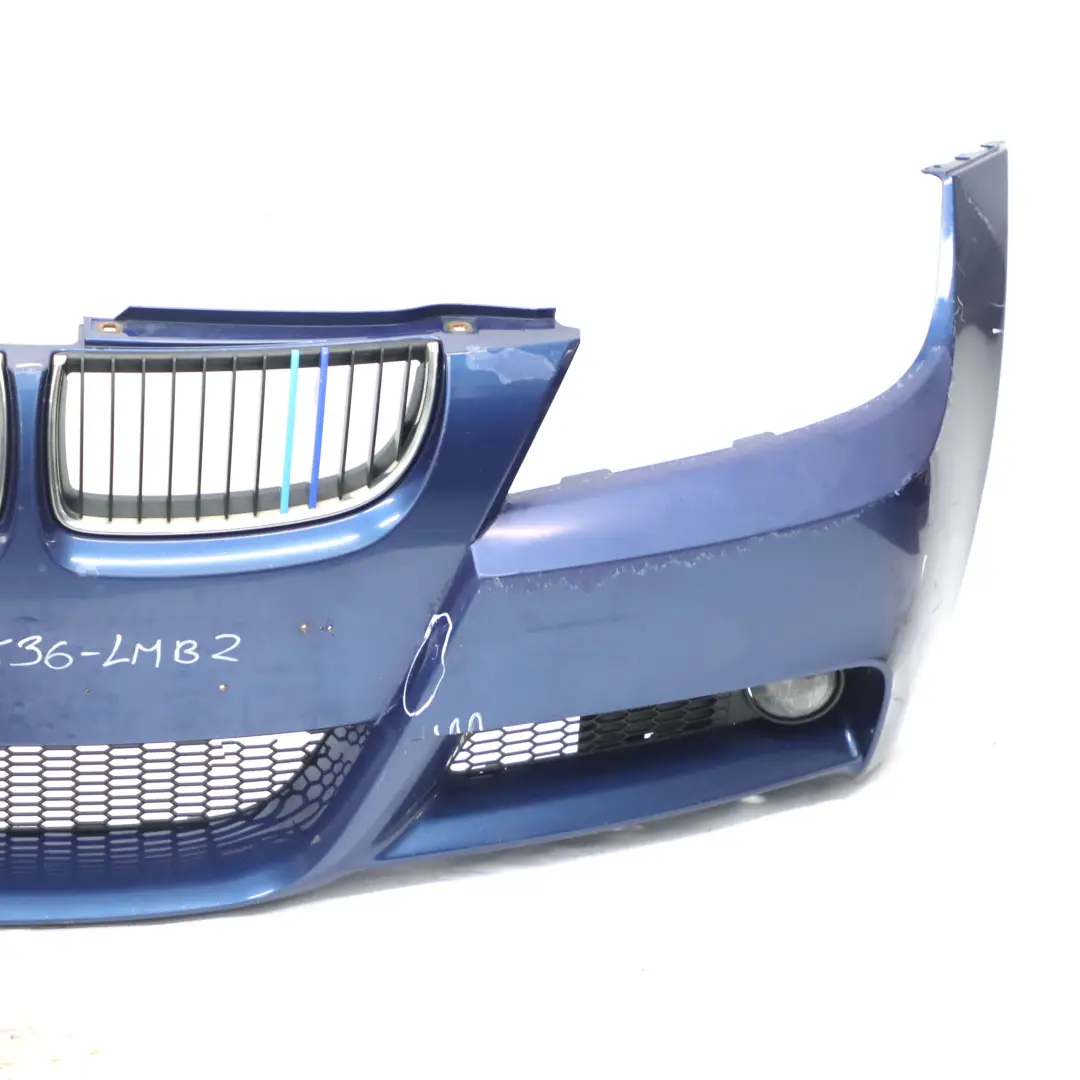 BMW E90 Zderzak Przedni M-Pakiet Le Mans Blau Niebieski Metalik 381 - SKU 0033536-LMB2 - Numer Części 0033536