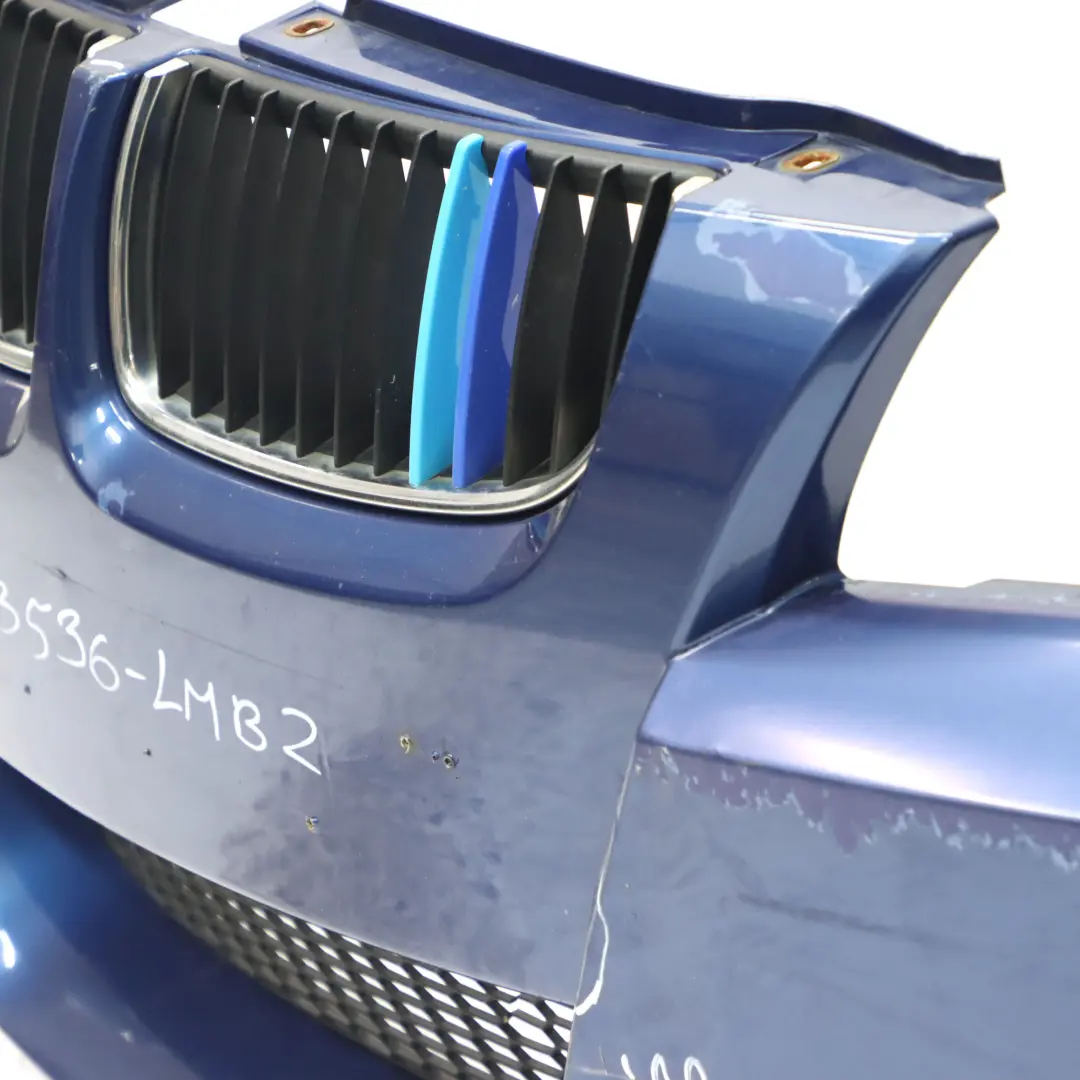 BMW E90 Zderzak Przedni M-Pakiet Le Mans Blau Niebieski Metalik 381 - SKU 0033536-LMB2 - Numer Części 0033536